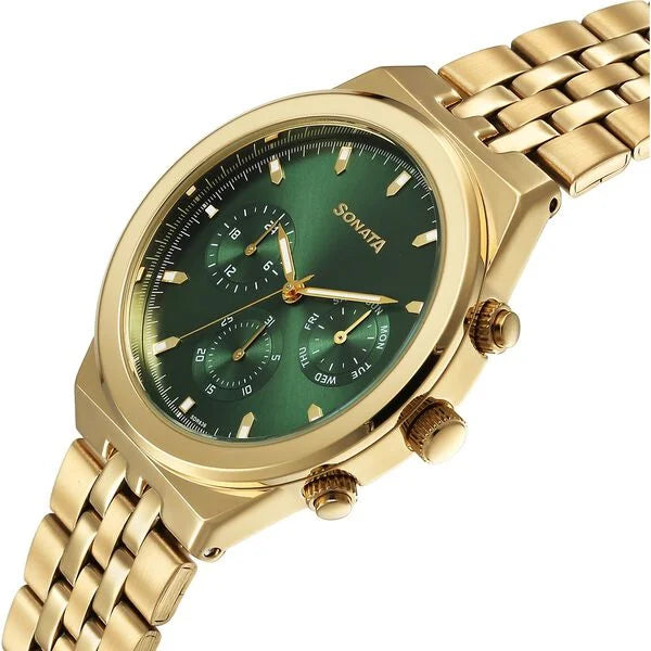 Sonata Eternia Quartz Multifunction Watch For Men 77173ym01 - KRISHNA WATCH COMPANY