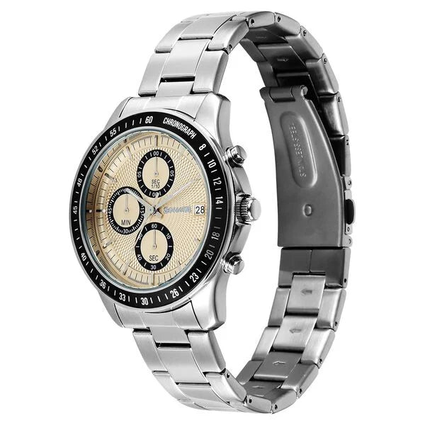 Sonata Chronos Quartz Analog with Date Watch For Men 77187km01 - KRISHNA WATCH COMPANY