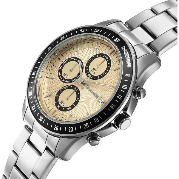 Sonata Chronos Quartz Analog with Date Watch For Men 77187km01 - KRISHNA WATCH COMPANY