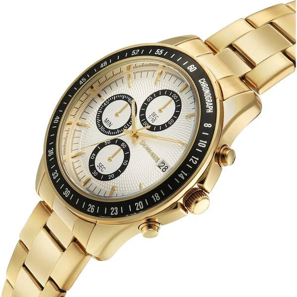 Sonata Chronos Quartz Analog with Date Watch For Men 77187km03 - KRISHNA WATCH COMPANY