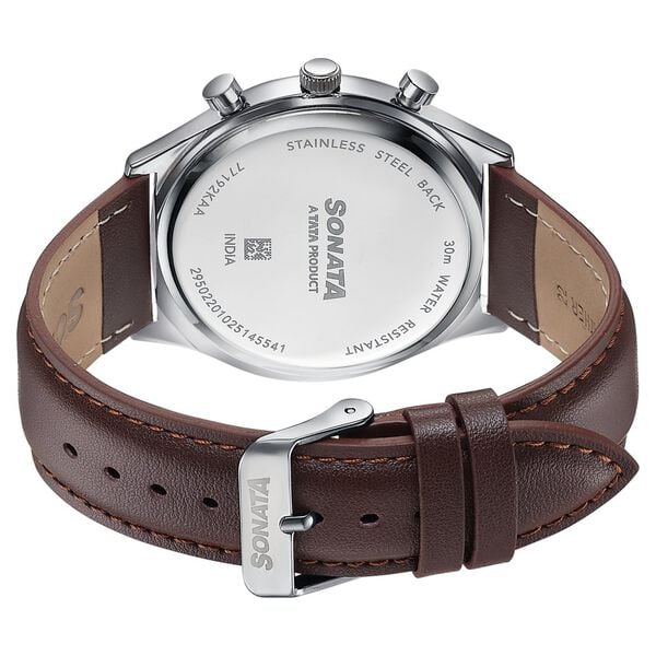 Sonata Festive Quartz Multifunction Watch For Men 77192kl01 - KRISHNA WATCH COMPANY