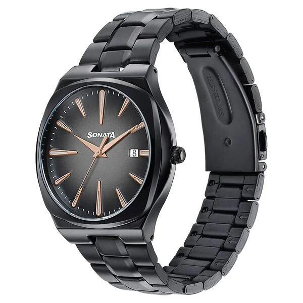 Sonata Festive Quartz Analog Watch For Men 77194nm01 - KRISHNA WATCH COMPANY