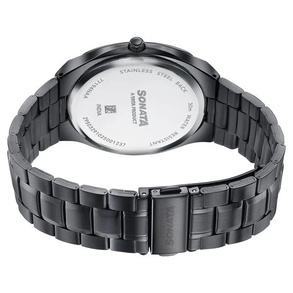 Sonata Festive Quartz Analog Watch For Men 77194nm01 - KRISHNA WATCH COMPANY