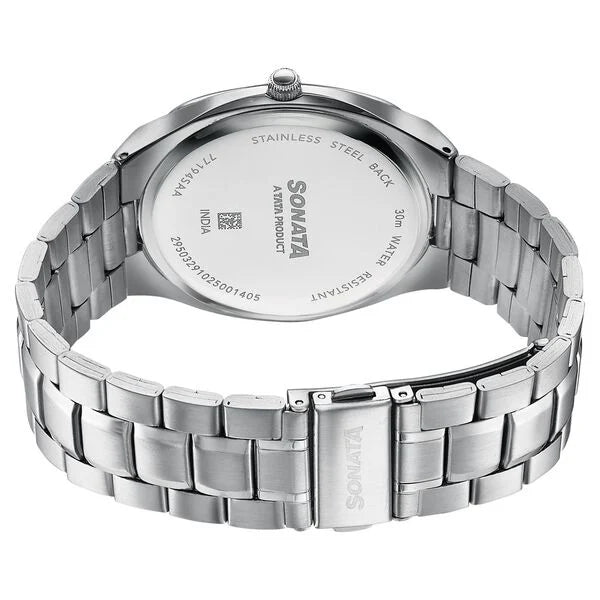Sonata Festive Quartz Analog Watch For Men 77194sm02 - KRISHNA WATCH COMPANY