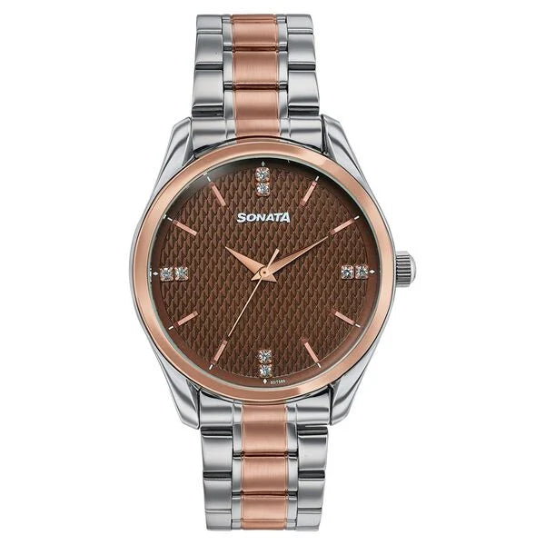 Sonata Jashn Quartz Analog Watch For Men - 77206KM05
