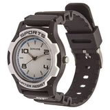 SF Quartz Analog White Dial Watch for Men 7921pp11