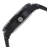 SF Quartz Analog Black Dial Plastic Strap Watch for Men 7929pp08