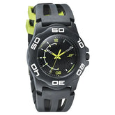 SF Quartz Analog Black Dial PU Strap Watch for Men 7929pp11w