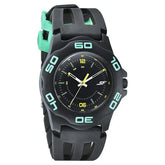 SF Quartz Analog Black Dial PU Strap Watch for Men 7929pp12w