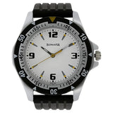 SF Quartz Analog White Dial Watch for Men 7930pp01