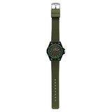 SF Sporty Green Dial Polyurethane Strap Watch for Men 7930pp18w