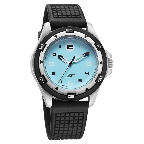 SF Sporty Blue Dial Polyurethane Strap Watch for Men 7930pp19w - KRISHNA WATCH COMPANY