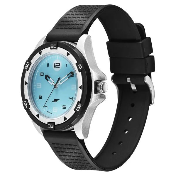 SF Sporty Blue Dial Polyurethane Strap Watch for Men 7930pp19w - KRISHNA WATCH COMPANY