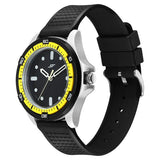 SF Sporty Black Dial Polyurethane Strap Watch for Men 7930pp22w