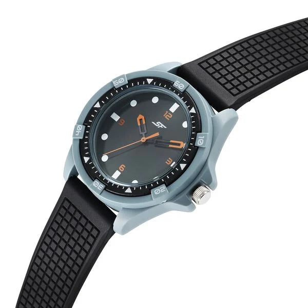 SF Sporty Grey Dial Polyurethane Strap Watch for Men 7930pp24w - KRISHNA WATCH COMPANY