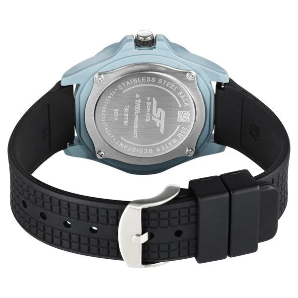 SF Sporty Grey Dial Polyurethane Strap Watch for Men 7930pp24w - KRISHNA WATCH COMPANY