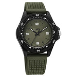 SF Sporty Analogs Quartz Analog Green Dial Green Plastic Strap Watch For Men 7930pp27w