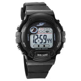 Sonata Digital Dial Black Plastic Strap Watch for Men 7982pp09