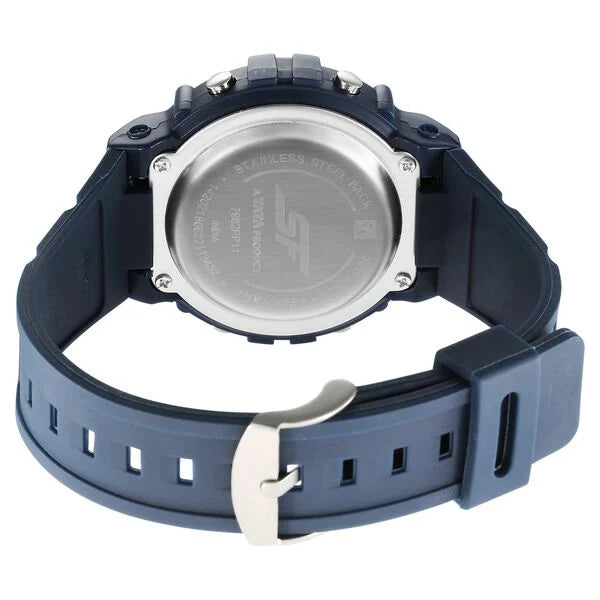Sonata Digital Dial Grey Plastic Strap Watch for Men 7982pp11 - KRISHNA WATCH COMPANY