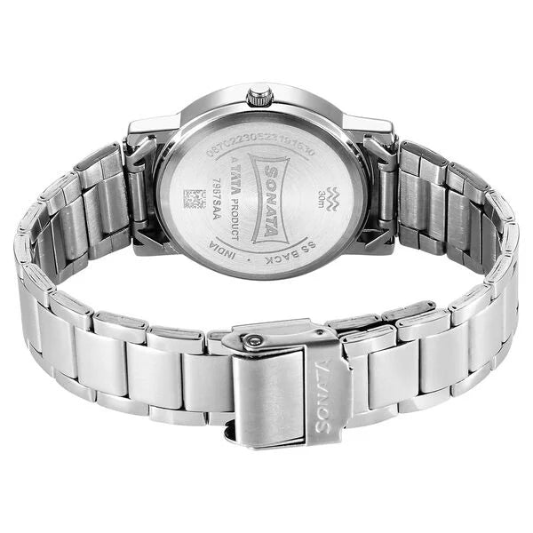 Sonata Classic Watch for Men 7987sm09w - KRISHNA WATCH COMPANY