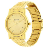 Sonata Champagne Dial Golden Stainless Steel Strap Watch - 7987YM06W - KRISHNA WATCH COMPANY