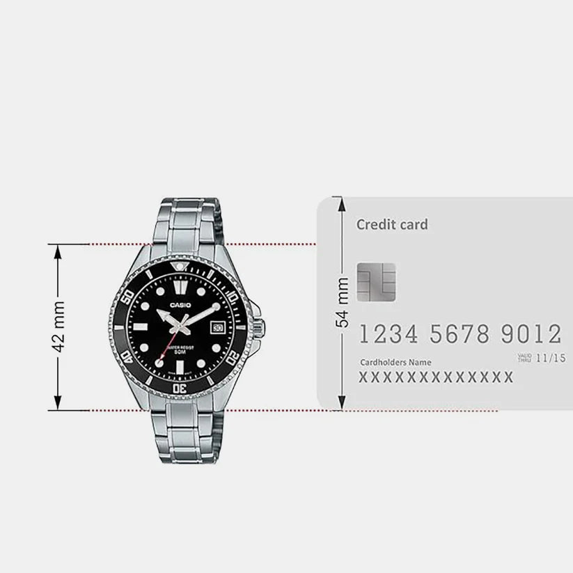 Casio ENTICER MEN MDV-10D-1A1VDF - A2195 - KRISHNA WATCH COMPANY