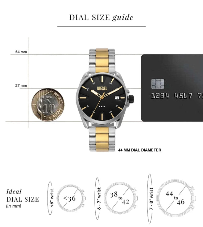 DIESEL Analog Watch for Men DZ2196 - KRISHNA WATCH COMPANY