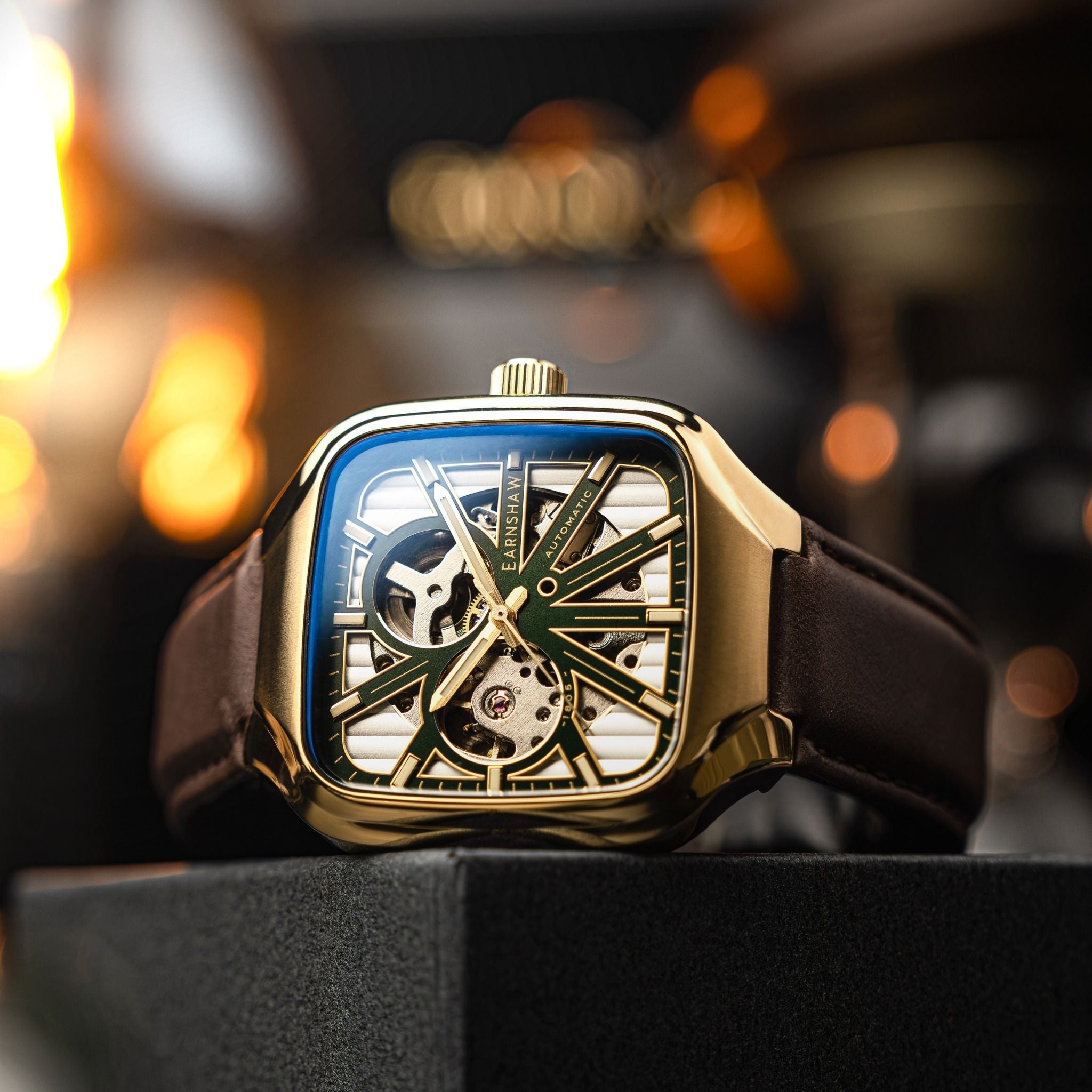 EARNSHAW Paxton Skeleton Automatic Watch for Men ES-8294-03 - KRISHNA WATCH COMPANY