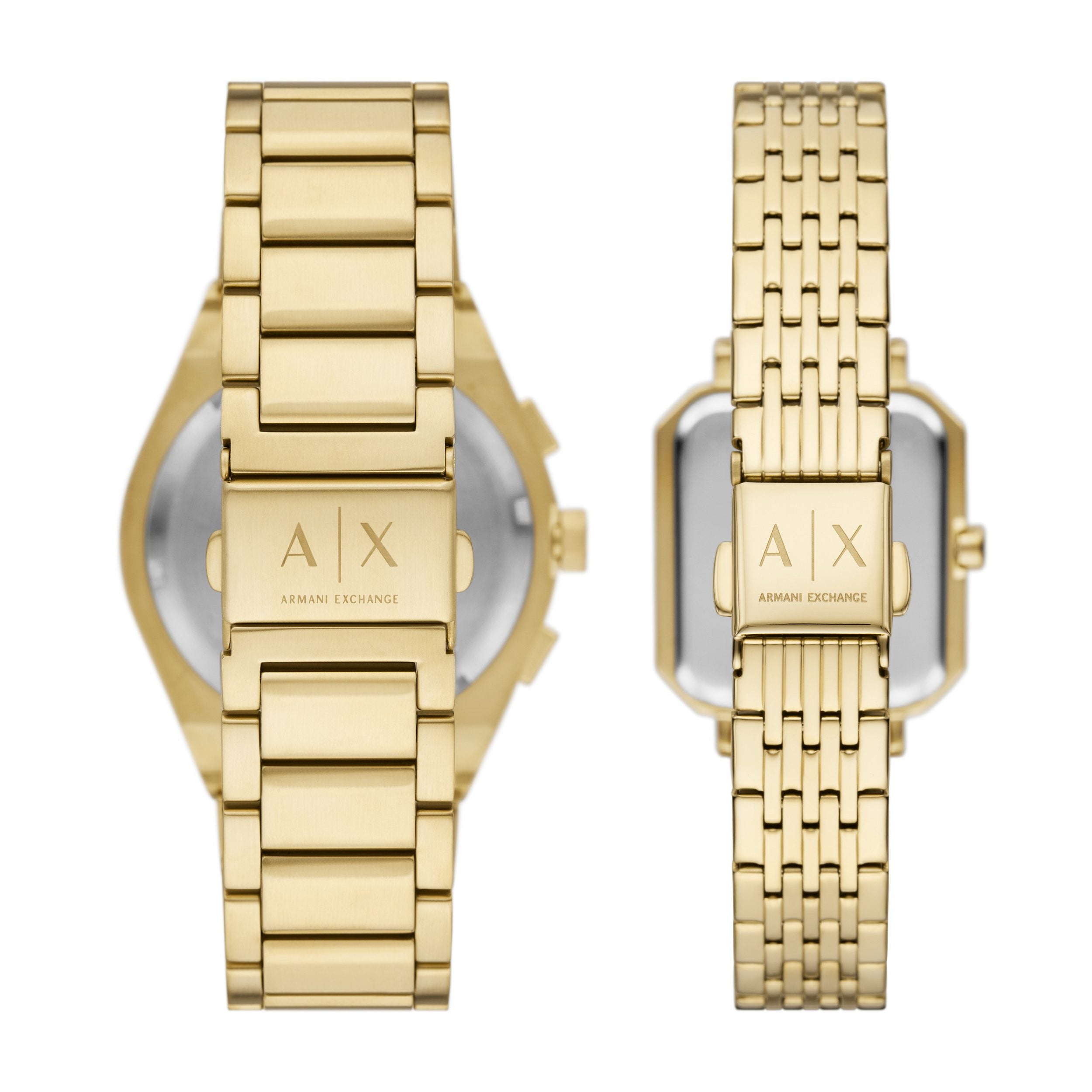 Armani Exchange Sync Set Of 2 His and Her Bracelet Watch - AX7171SET - KRISHNA WATCH COMPANY
