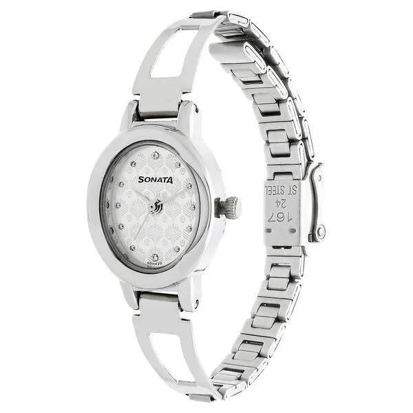 Sonata Quartz Analog Watch for Women - 8085SM02 - KRISHNA WATCH COMPANY