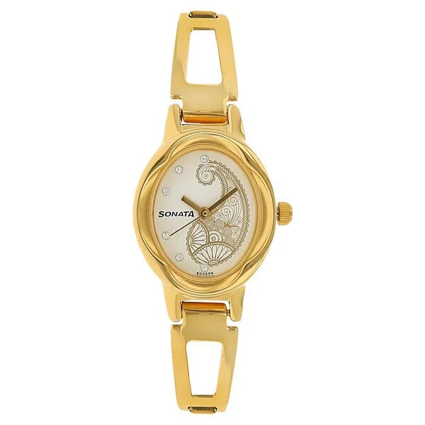 Sonata Quartz Analog Watch for Women 8085ym02 - KRISHNA WATCH COMPANY