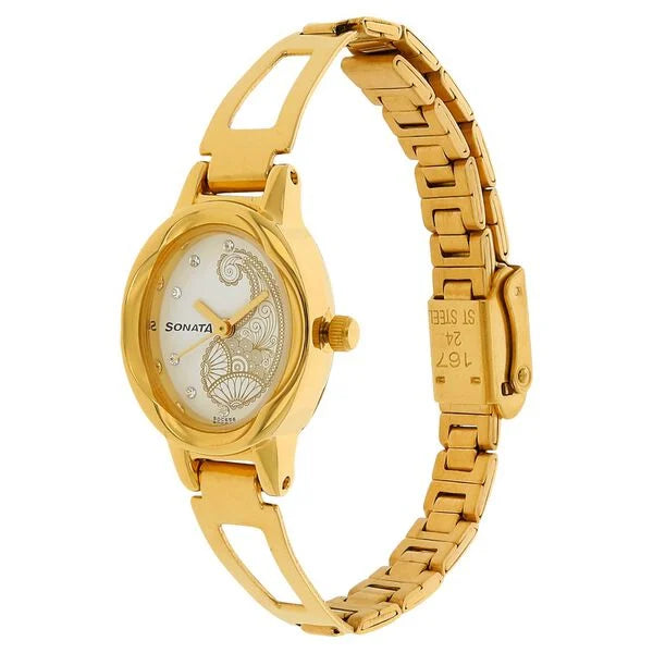 Sonata Quartz Analog Watch for Women 8085ym02 - KRISHNA WATCH COMPANY
