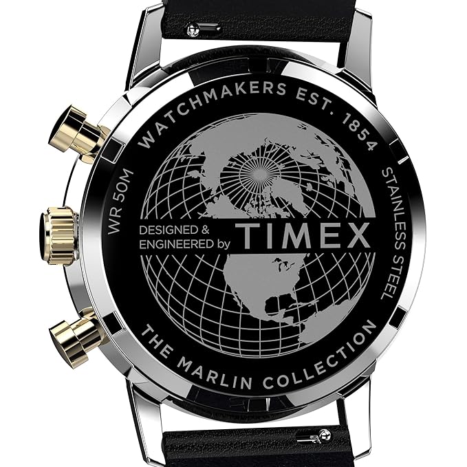 TIMEX Marlin Black Round Dial Analog Men Watch - TWEG26715 - KRISHNA WATCH COMPANY