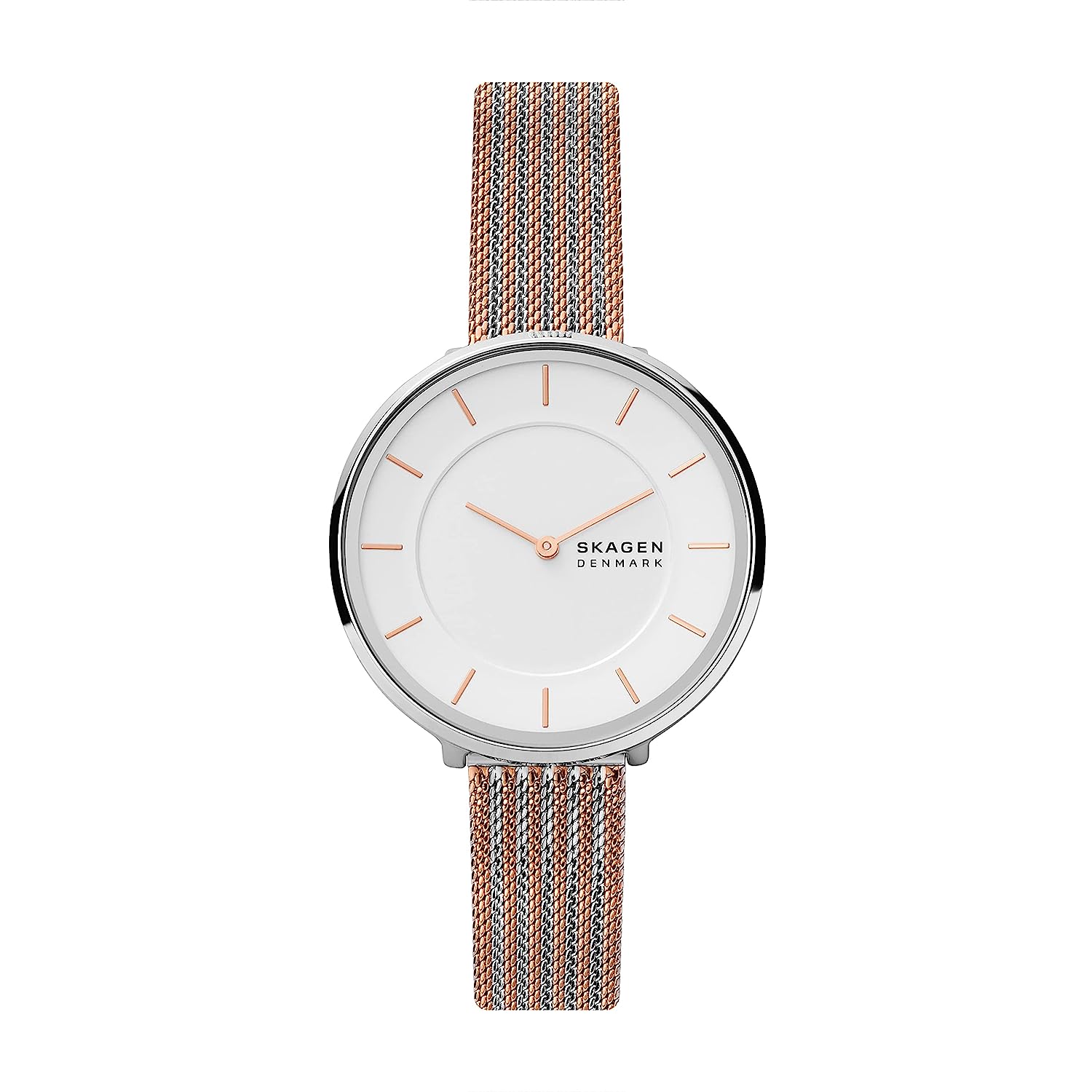 Gitte Two-Hand Two-Tone Stainless Steel Mesh Watch SKW3014 - KRISHNA WATCH COMPANY
