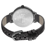 Sonata Unveil Black Dial Women Watch With Leather Strap - 8141NL04 - KRISHNA WATCH COMPANY