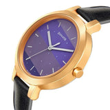 Sonata Play Purple Dial Women Watch With Leather Strap 8141wl06 - KRISHNA WATCH COMPANY