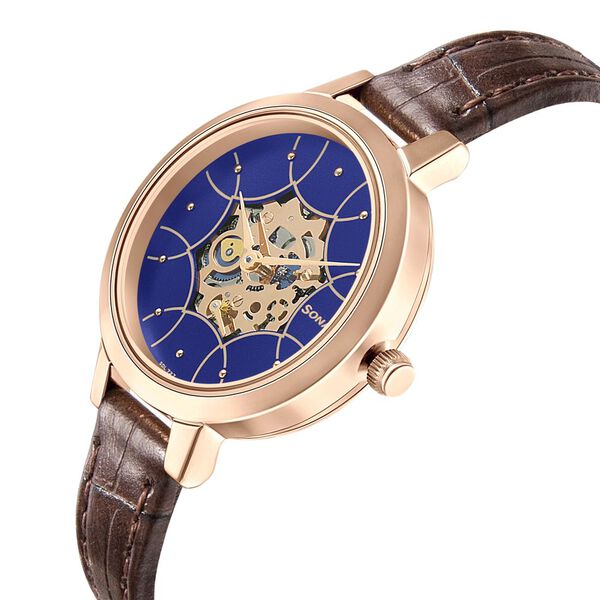 Sonata Unveil Quartz Multifunction Leather Strap Watch for Women 8141wl08 - KRISHNA WATCH COMPANY