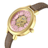 Sonata Unveil Quartz Multifunction Leather Strap Watch for Women 8141yl02 - KRISHNA WATCH COMPANY
