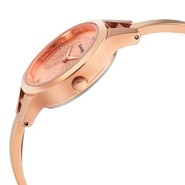 Sonata Mission Mangal Rose Gold Dial Women Watch With Stainless Steel Strap ns8151wm05 / 8151wm05 - KRISHNA WATCH COMPANY