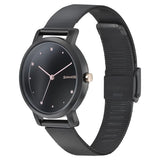 Sonata Onyx Black Dial Women Watch With Stainless Steel Strap 8164km01
