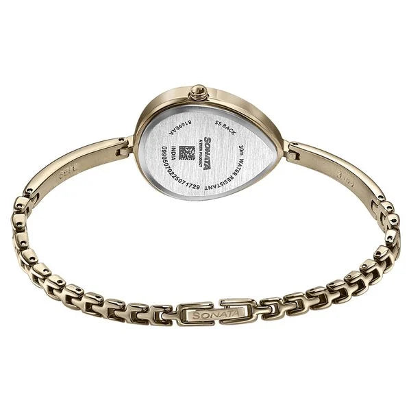 Sonata Colours of Earth Quartz Analog Watch For Women 8169km01 - KRISHNA WATCH COMPANY