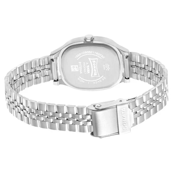 Sonata Linnea Silver Dial Women Watch 8173sm01 - KRISHNA WATCH COMPANY