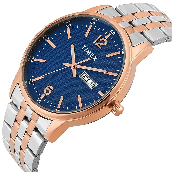TIMEX Trendline Blue Round Dial Analog Men's Watch - TWTG12110 - KRISHNA WATCH COMPANY