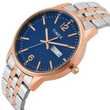 TIMEX Trendline Blue Round Dial Analog Men's Watch - TWTG12110 - KRISHNA WATCH COMPANY