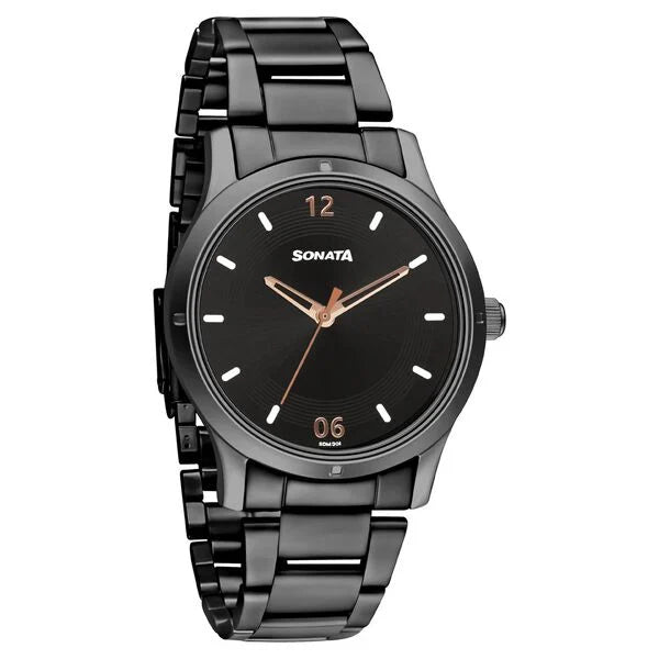 Sonata Women of Steel Watch for Women 8183nm02 - KRISHNA WATCH COMPANY