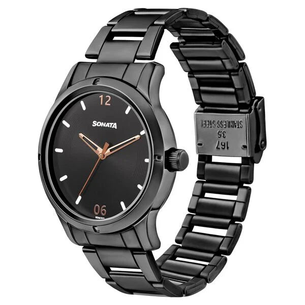 Sonata Women of Steel Watch for Women 8183nm02 - KRISHNA WATCH COMPANY