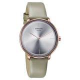 Sonata Sleek Quartz Analog Silver Dial Grey Watch for Women - 8191QL01