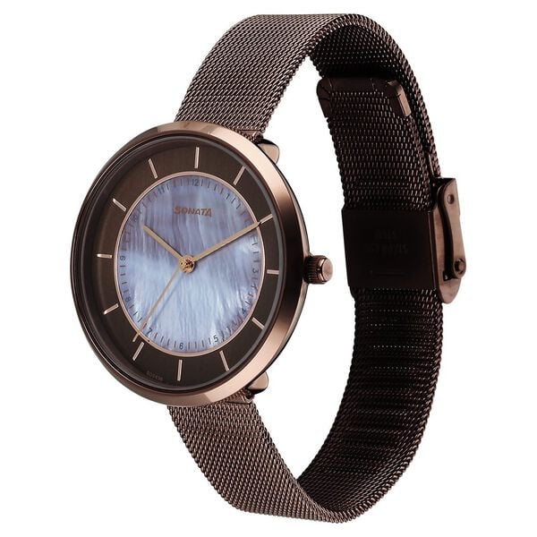Sonata Modern Edit Quartz Analog Watch For Women 8193qm01 - KRISHNA WATCH COMPANY