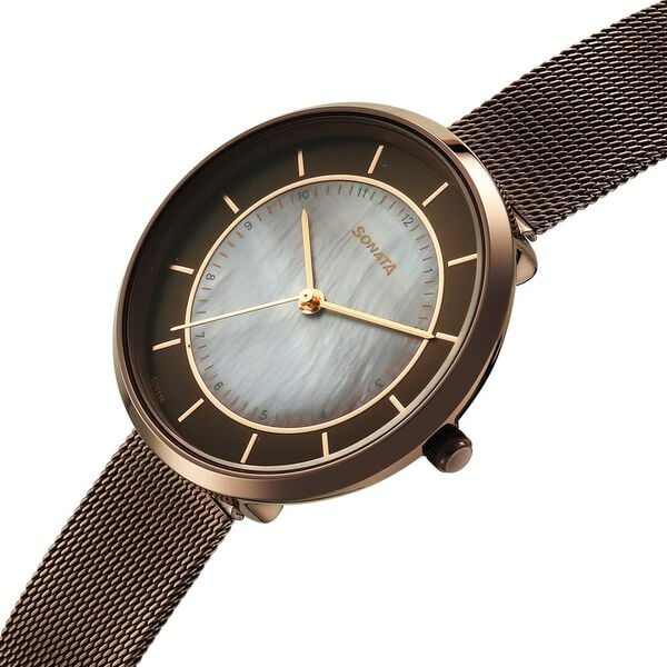 Sonata Modern Edit Quartz Analog Watch For Women 8193qm01 - KRISHNA WATCH COMPANY