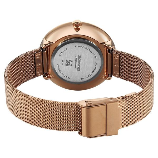 Sonata Modern Edit Quartz Analog Watch For Women 8193wm01 - KRISHNA WATCH COMPANY